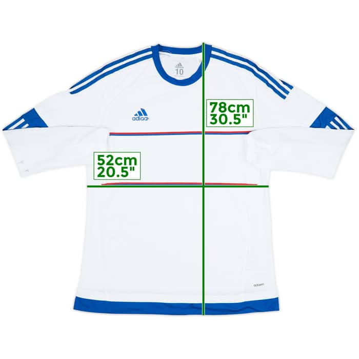 2015-16 Hamburg Player Issue Home L/S Shirt - 4/10 - (L)