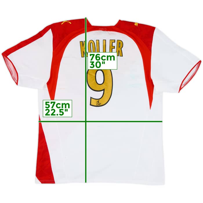 2007-08 Monaco Home Shirt Koller #9 - 6/10 - (L)