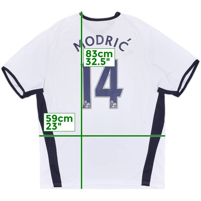 2008-09 Tottenham Home Shirt Modric #14 - 8/10 - (XL)