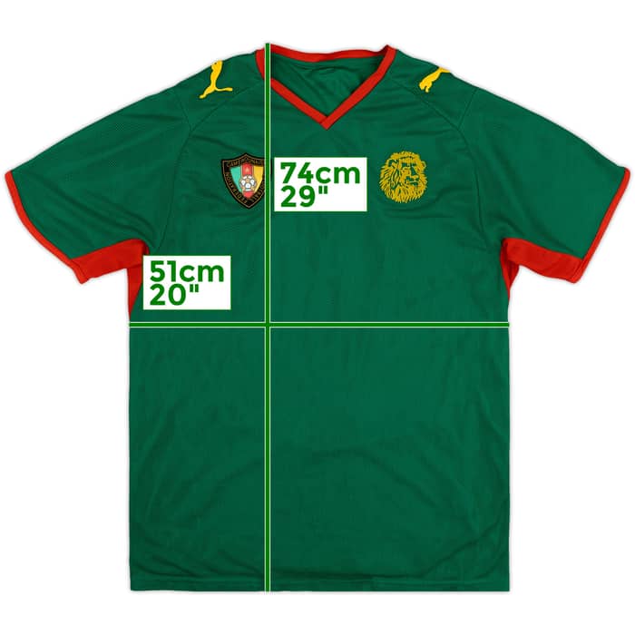 2008-09 Cameroon Home Shirt - 8/10 - (L)