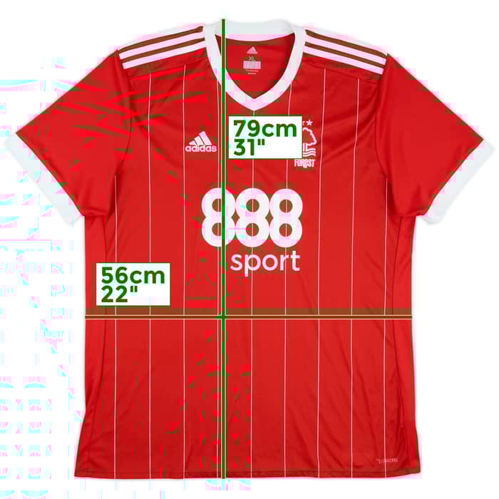 2017-18 Nottingham Forest Home Shirt - 8/10 - (XL)