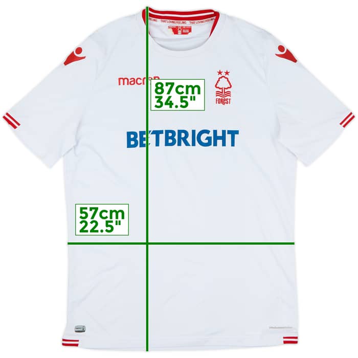 2018-19 Nottingham Forest Away Shirt - 7/10 - (3XL)