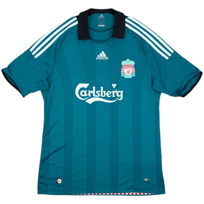 2008-09 Liverpool Third Shirt Gerrard #8 - 8/10 - (L)