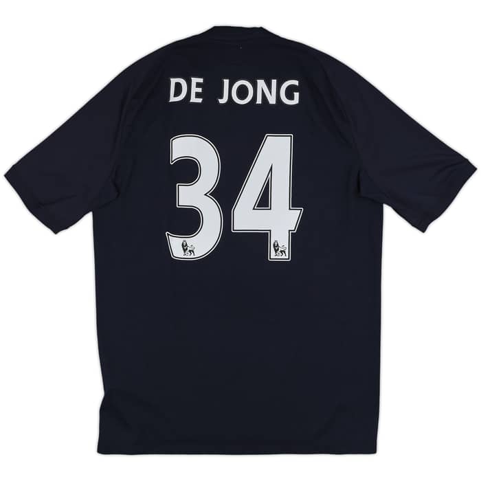 2010-12 Manchester City Away Shirt De Jong #34 - 8/10 - (L)