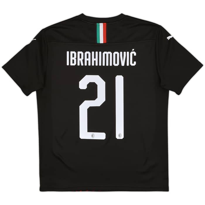 2019-20 AC Milan Third Shirt Ibrahimovic #21 - 7/10 - (M)