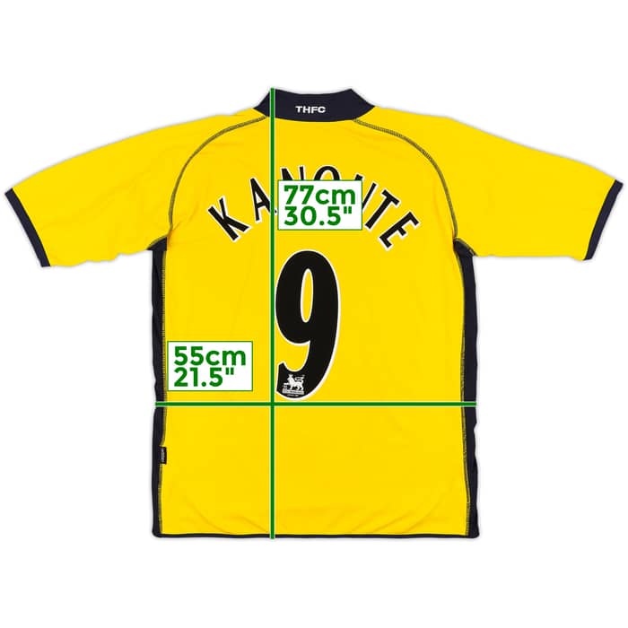 2002-03 Tottenham Third Shirt Kanoute #9 - 8/10 - (XL)