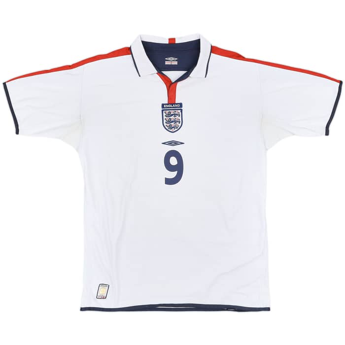 2003-05 England Home Shirt Rooney #9 - 6/10 - (L)
