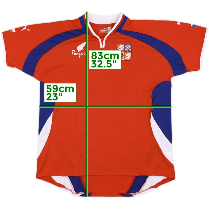 2000-02 Czech Republic Basic Home Shirt - 9/10 - (XL)