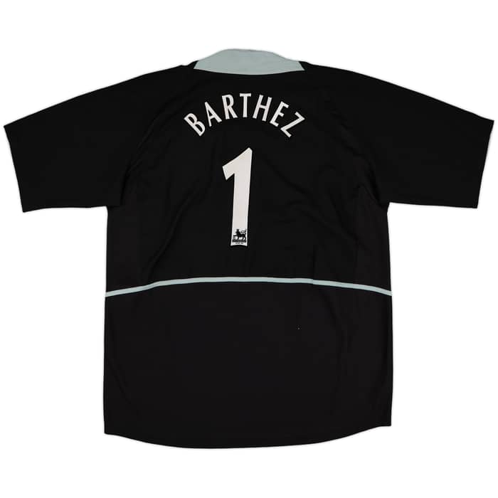 2002-04 Manchester United GK S/S Shirt Barthez #1 - 8/10 - (XXL)