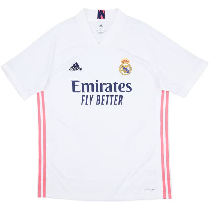 2020-21 Real Madrid Home Shirt Benzema #9 - 9/10 - (L)