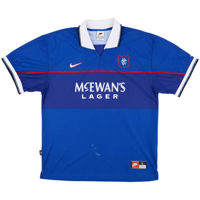 1997-99 Rangers Home Shirt Negri #9 - 6/10 - (L)