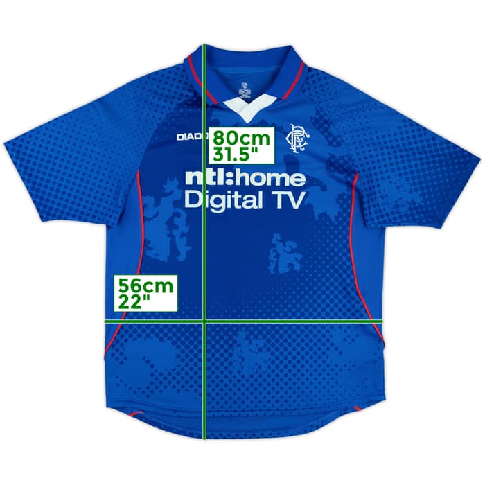 2002-03 Rangers Home Shirt - 10/10 - (L)