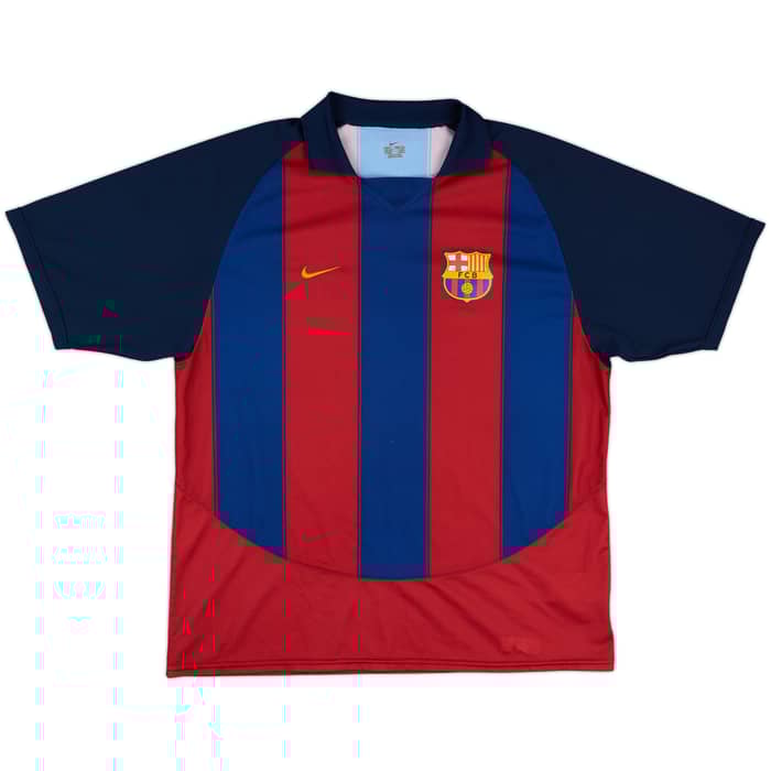2003-04 Barcelona Basic Home Shirt - 7/10 - (XL)