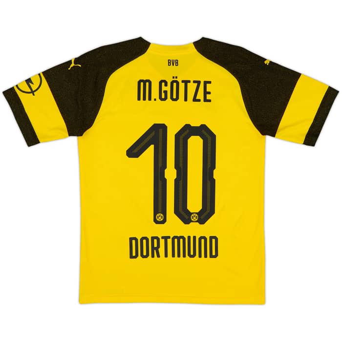 2018-19 Borussia Dortmund Home Shirt M.Gotze #10 - 8/10 - (S)