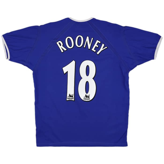 2003-04 Everton Home Shirt Rooney #18 - 9/10 - (L)