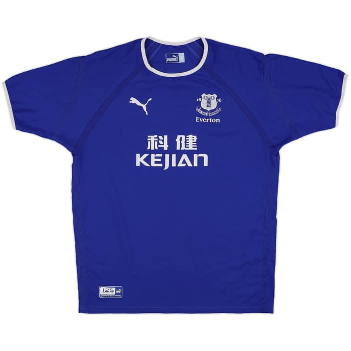 2003-04 Everton Home Shirt Rooney #18 - 9/10 - (L)