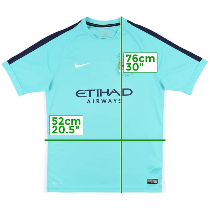 2015-16 Manchester City Nike Training Shirt - 7/10 - (L)