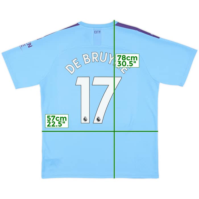 2019-20 Manchester City Home Shirt De Bruyne #17 (XL)