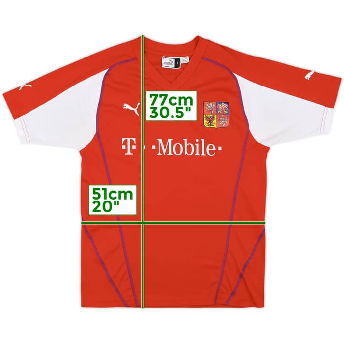 2004-05 Czech Republic Basic Home Shirt - 5/10 - (L)