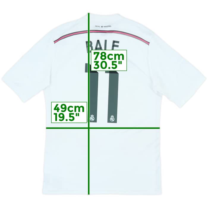 2014-15 Real Madrid Home Shirt Bale #11 - 8/10 - (L)