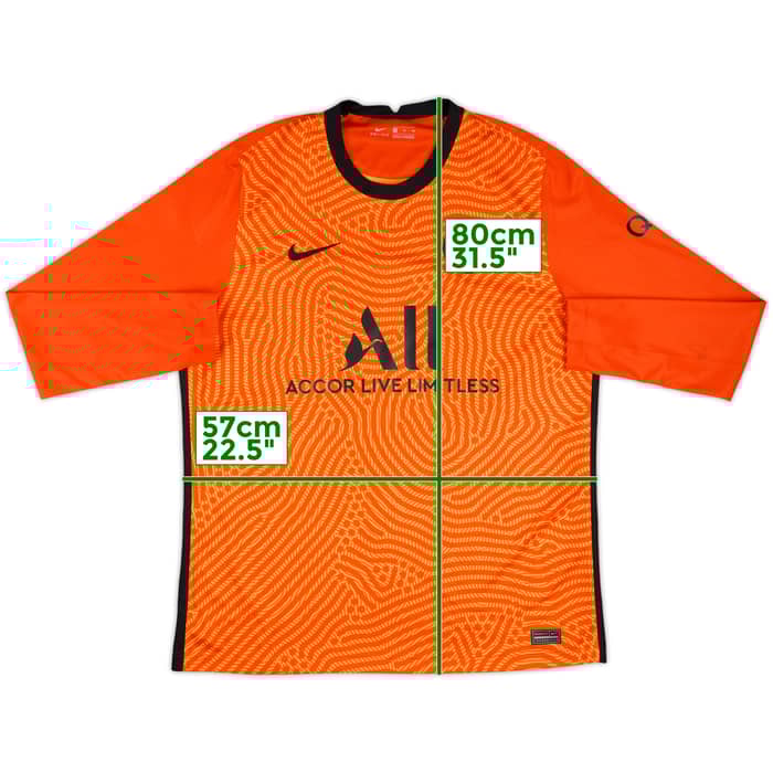 2020-21 Paris Saint-Germain GK Shirt - 9/10 - (XL)