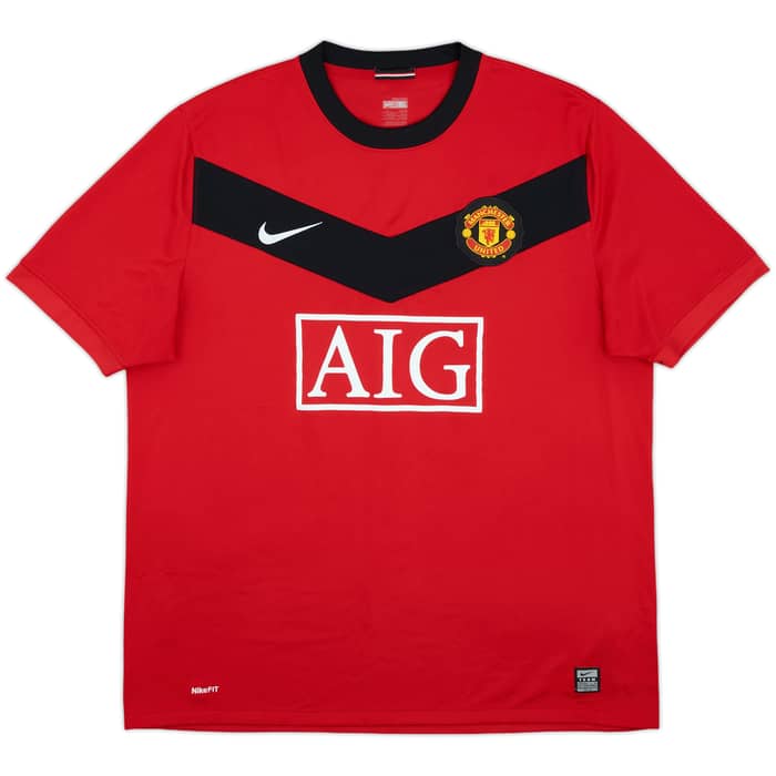 2009-10 Manchester United Home Shirt Rooney #10 - 5/10 - (XL)