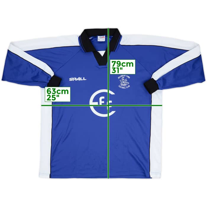 1990s Billericay Town Home L/S Shirt - 9/10 - (XL)