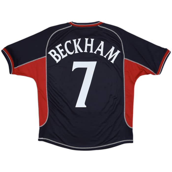 2000-01 Manchester United Third Shirt Beckham #7 - 9/10 - (M)
