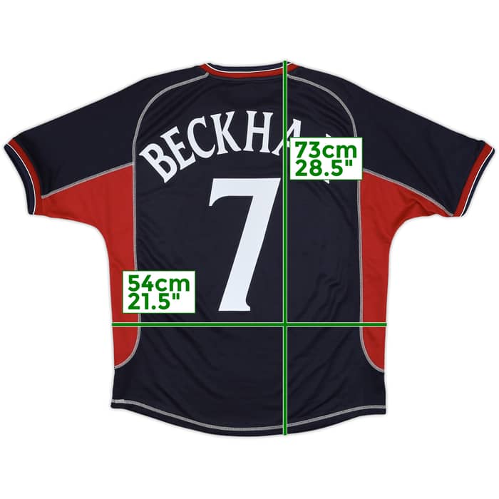 2000-01 Manchester United Third Shirt Beckham #7 - 9/10 - (M)