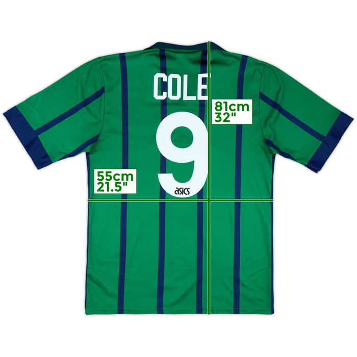 1994-95 Newcastle Third Shirt Cole #9 - 5/10 - (L)