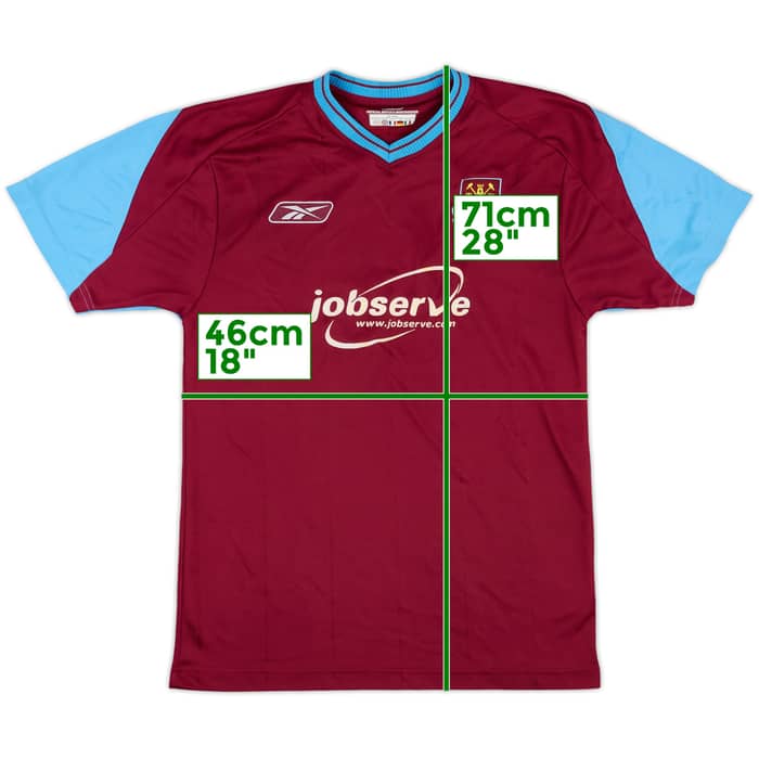 2003-05 West Ham Home Shirt - 8/10 - (S)