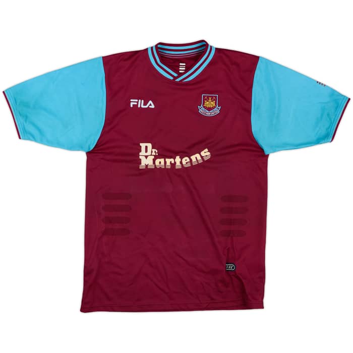 2001-03 West Ham Home Shirt - 6/10 - (XL.Boys)