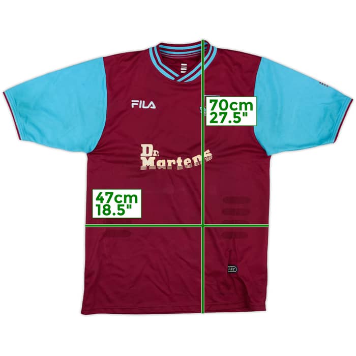 2001-03 West Ham Home Shirt - 6/10 - (XL.Boys)