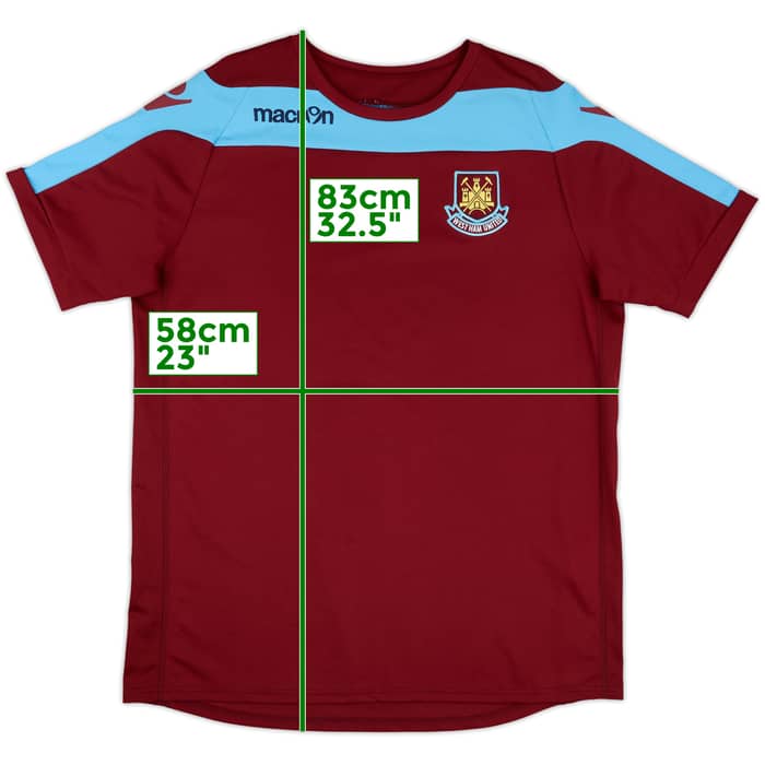 2012-13 West Ham Macron Training Shirt - 10/10 - (XL)