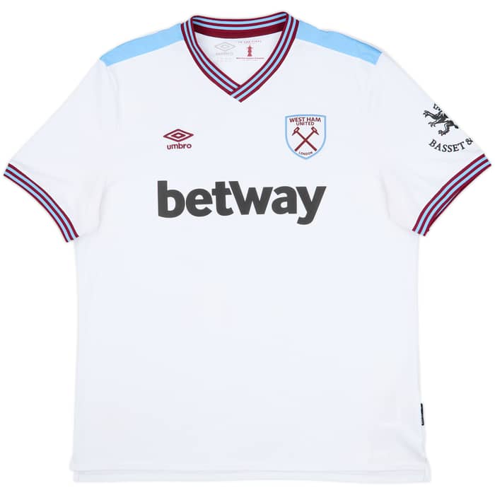 2019-20 West Ham Away Shirt Noble #16 - 9/10 - (XXL)