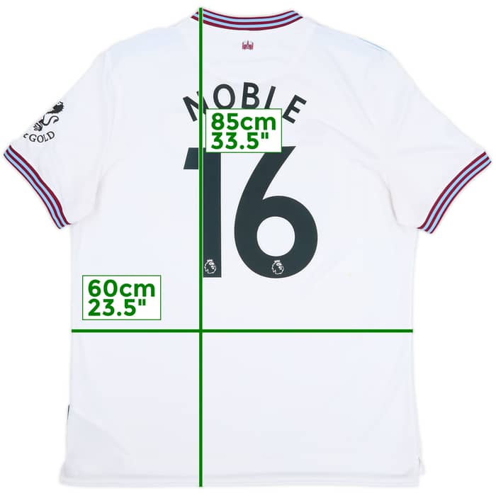 2019-20 West Ham Away Shirt Noble #16 - 9/10 - (XXL)