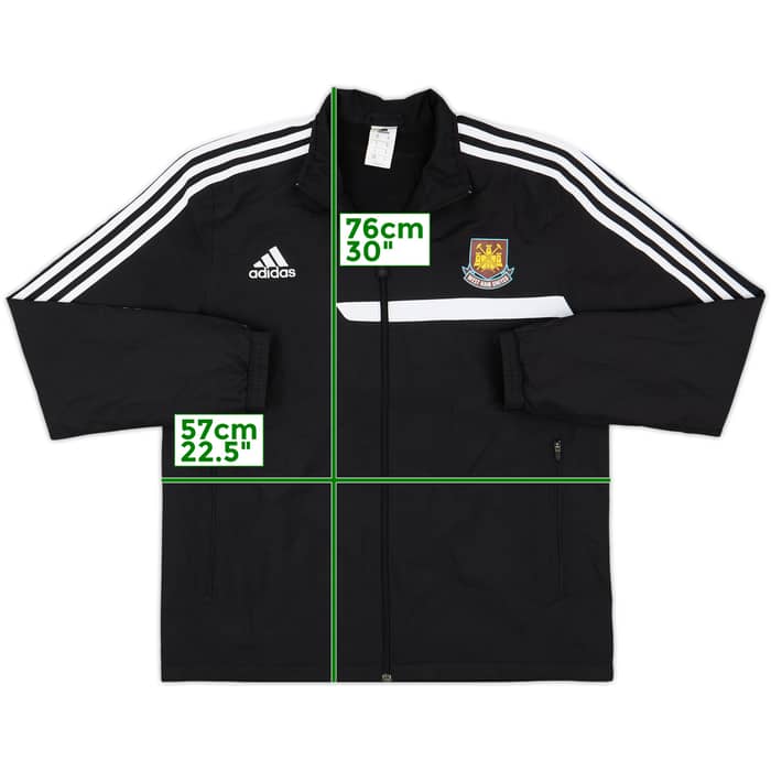 2013-14 West Ham adidas Track Jacket - 9/10 - (M)
