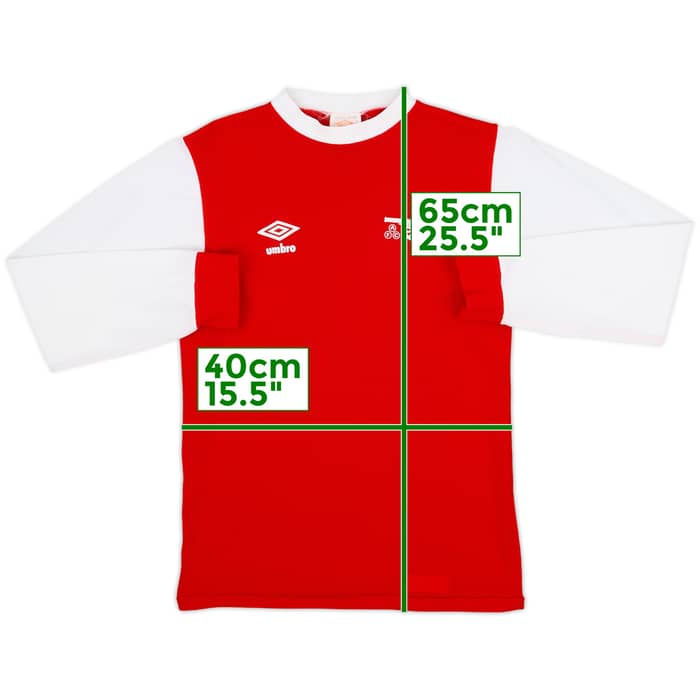 1978-81 Arsenal Home L/S Shirt - 9/10 - (S)