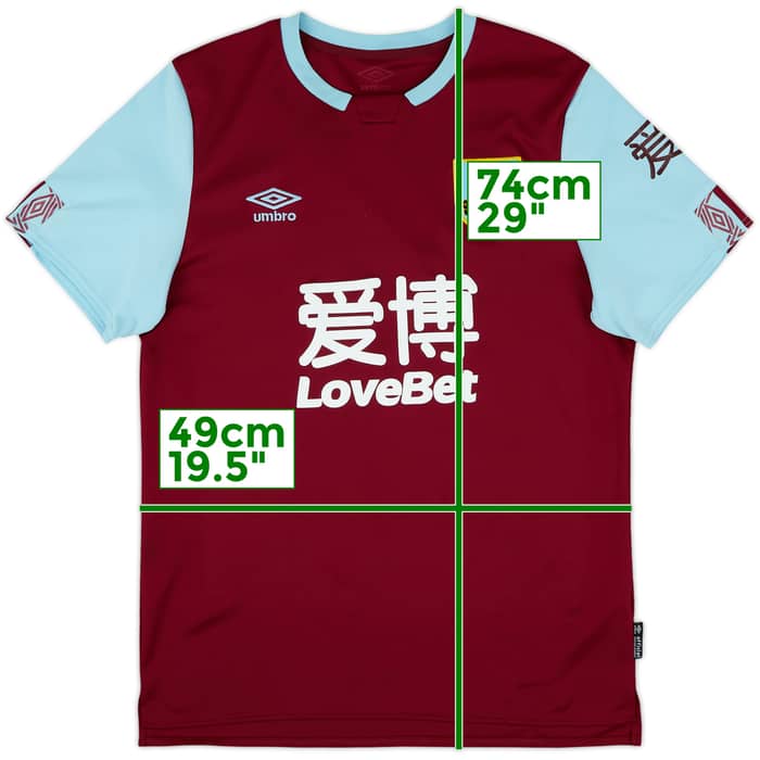 2019-20 Burnley Home Shirt - 9/10 - (M)
