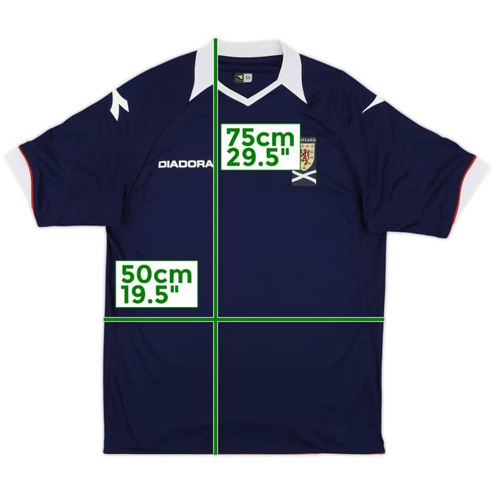 2008-09 Scotland Home Shirt - 8/10 - (M)
