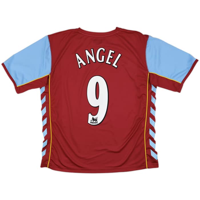 2005-06 Aston Villa Home Shirt Angel #9 - 8/10 - (XL)