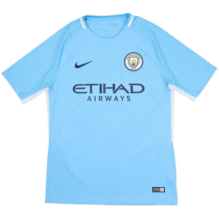 2017-18 Manchester City Home Shirt De Bruyne #17 - 8/10 - (M)