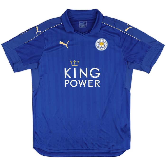 2016-17 Leicester Home Shirt Vardy #9 - 7/10 - (XL)