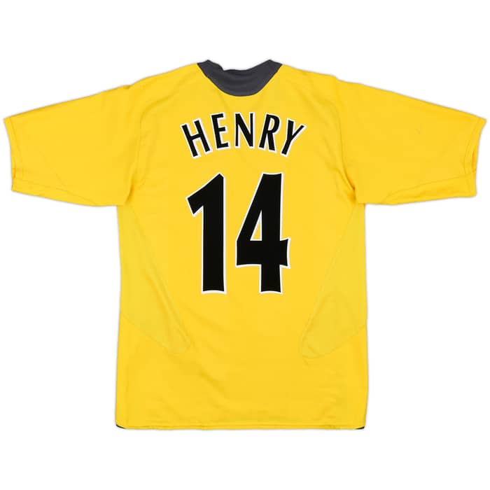 2005-06 Arsenal Away Shirt Henry #14 - 7/10 - (M)