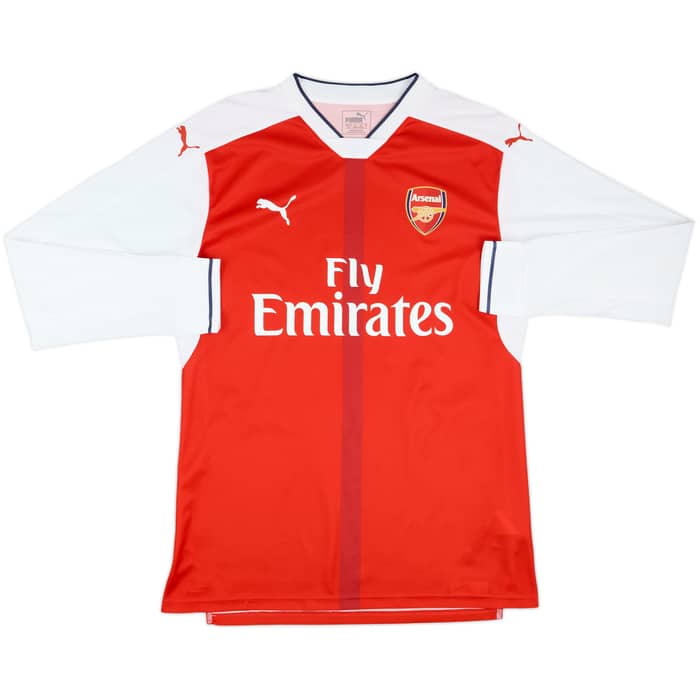 2016-17 Arsenal Authentic Home L/S Shirt Ozil #11 - 7/10 - (L)