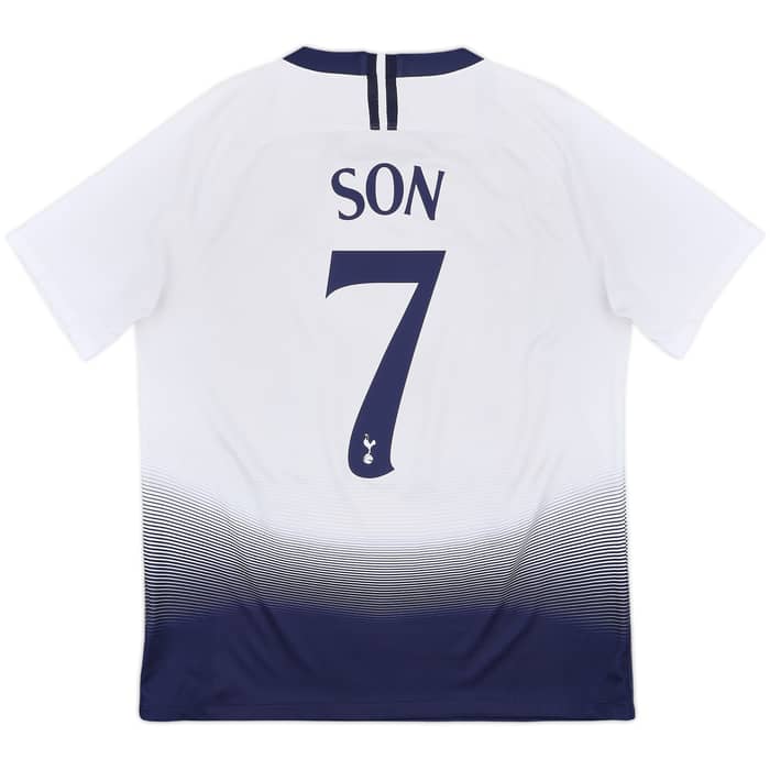 2018-19 Tottenham Home Shirt Son #7 - 7/10 - (L)