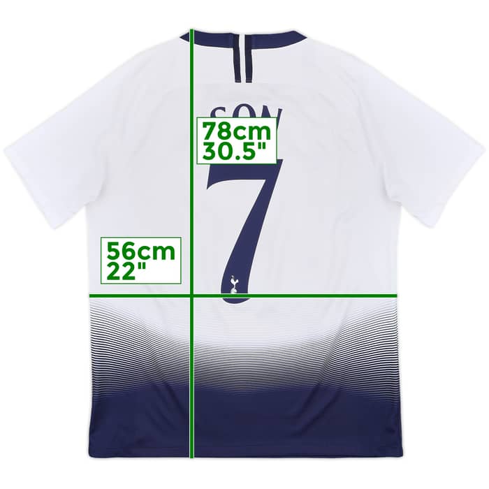 2018-19 Tottenham Home Shirt Son #7 - 7/10 - (L)