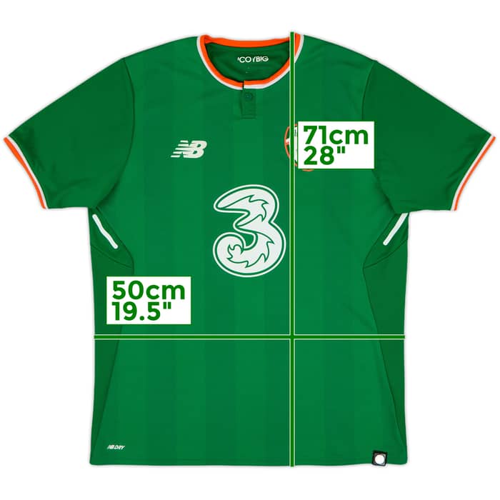 2017-18 Ireland Home Shirt - 8/10 - (M)