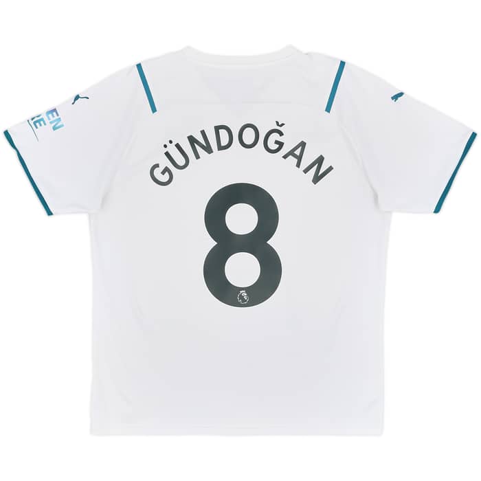 2021-22 Manchester City Away Shirt Gundogan #8 - 7/10 - (L)