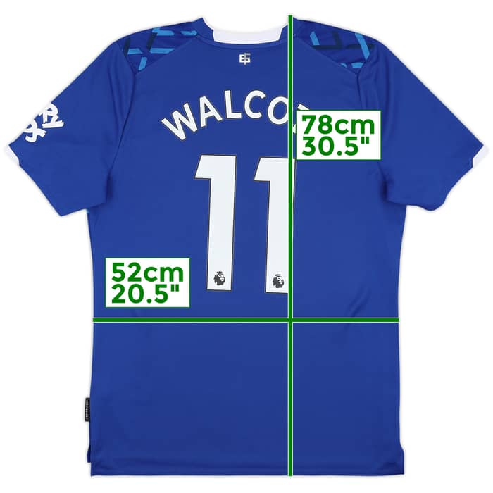 2019-20 Everton Home Shirt Walcott #11 - 10/10 - (L)